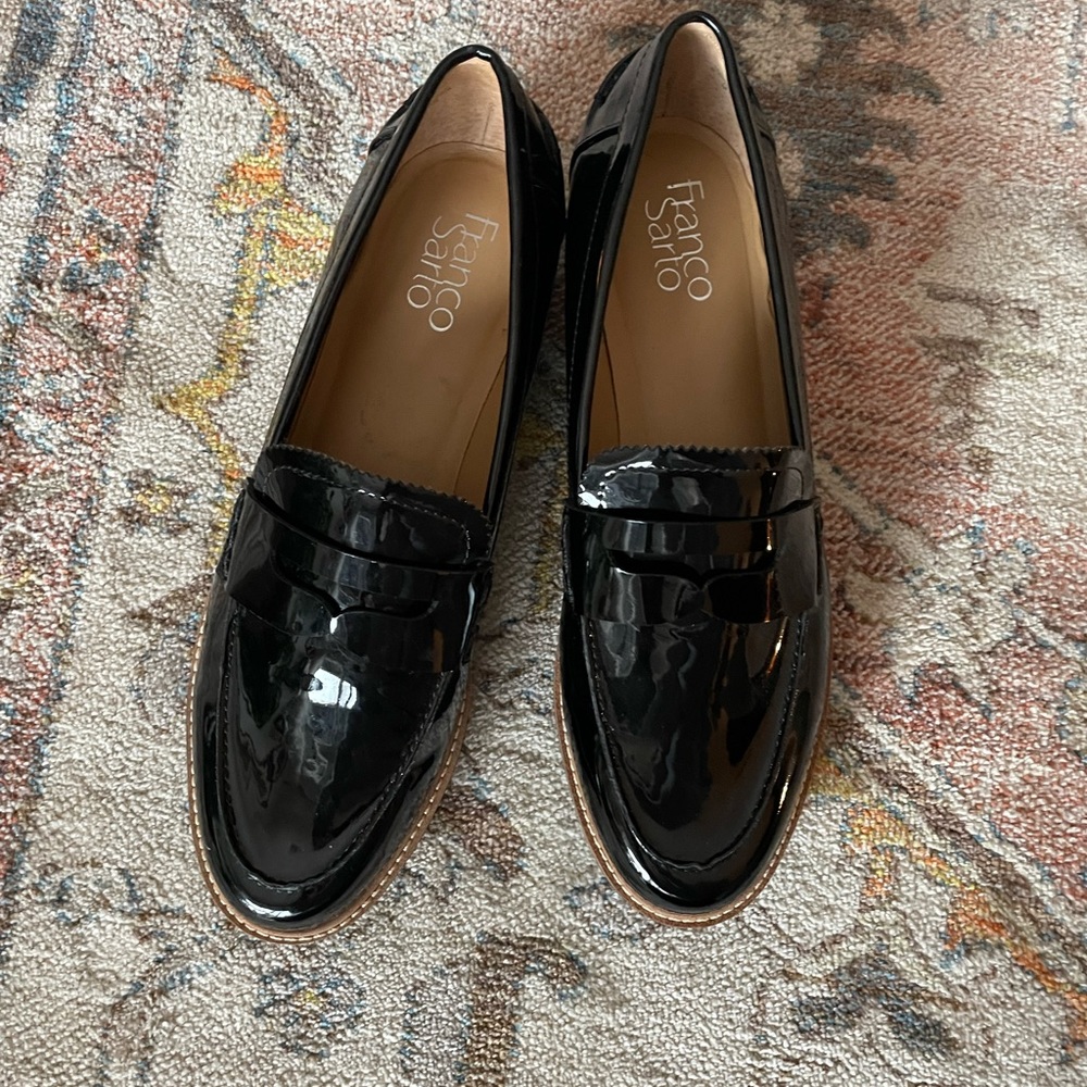 FRANCO SARTO Cedra Patent Leather Shoes Size 8.5
